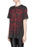 Front View - Click To Enlarge - ALEXANDER MCQUEEN - Dark floral print T-shirt