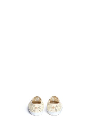 Back View - Click To Enlarge - STUART WEITZMAN - 'Baby Vance Slider' floral embroidery infant slip-ons