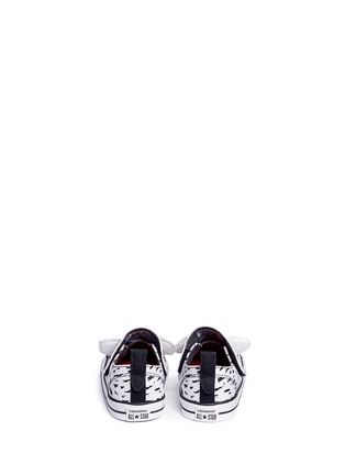 Back View - Click To Enlarge - 90107 - 'Chuck Taylor Creatures Ox' tiger print toddler sneakers