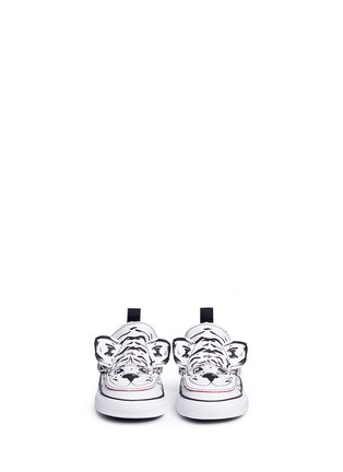 Figure View - Click To Enlarge - 90107 - 'Chuck Taylor Creatures Ox' tiger print toddler sneakers
