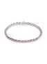 Figure View - Click To Enlarge - JOHN HARDY - Sapphire silver twist slim woven chain bracelet