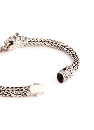 Detail View - Click To Enlarge - JOHN HARDY - Diamond topaz silver Macan bracelet
