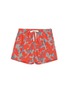 Main View - Click To Enlarge - DANWARD - Floral camouflage print elastic swim shorts