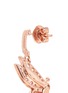 Detail View - Click To Enlarge - ANABELA CHAN - 'Butterfly' topaz pavé rose quartz drop earrings