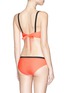 Back View - Click To Enlarge - ROKSANDA - Colourblock stripe bikini top