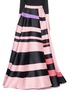 Main View - Click To Enlarge - ROKSANDA - 'Osier' colourblock stripe silk-wool skirt