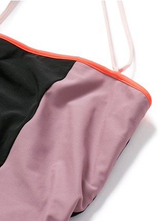 Detail View - Click To Enlarge - ROKSANDA - Colourblock one-piece swimsuit