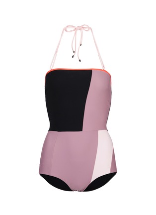 Main View - Click To Enlarge - ROKSANDA - Colourblock one-piece swimsuit