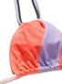 Detail View - Click To Enlarge - ROKSANDA - Colourblock stripe triangle bikini top
