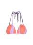 Main View - Click To Enlarge - ROKSANDA - Colourblock stripe triangle bikini top