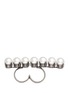 Main View - Click To Enlarge - LANVIN - Glass pearl two finger ring