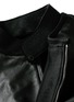  - ARMANI COLLEZIONI - Washed goat leather sports jacket