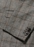 Detail View - Click To Enlarge - ARMANI COLLEZIONI - 'Sartorial Deco' check virgin wool blazer