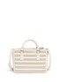 Back View - Click To Enlarge - TORY BURCH - 'Robinson' micro perforated saffiano leather tote