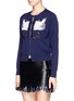Front View - Click To Enlarge - TOGA ARCHIVES - Wing embroidery cardigan 