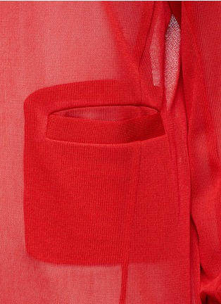 Detail View - Click To Enlarge - TOGA ARCHIVES - High twist jersey cardigan