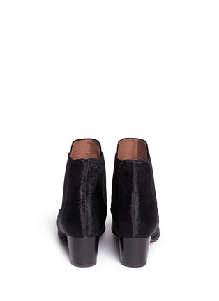 Back View - Click To Enlarge - TABITHA SIMMONS - 'Shadow' calf hair Chelsea ankle boots