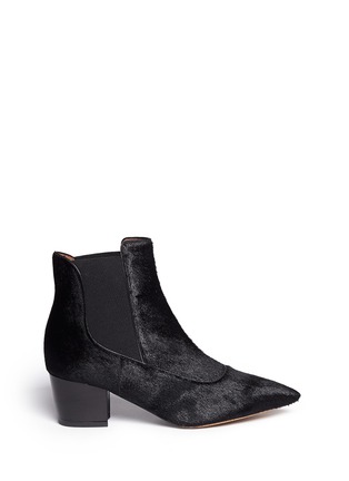 Main View - Click To Enlarge - TABITHA SIMMONS - 'Shadow' calf hair Chelsea ankle boots