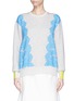 Main View - Click To Enlarge - PREEN BY THORNTON BREGAZZI - Lace appliqué cotton French terry sweatshirt