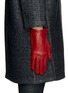 Figure View - Click To Enlarge - MAISON FABRE - Lamb leather gloves