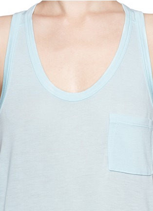 Detail View - Click To Enlarge - T BY ALEXANDER WANG - Chest pocket tank top