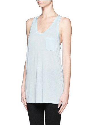 Front View - Click To Enlarge - T BY ALEXANDER WANG - Chest pocket tank top