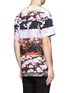 Back View - Click To Enlarge - GIVENCHY - Multi-pattern cotton T-shirt