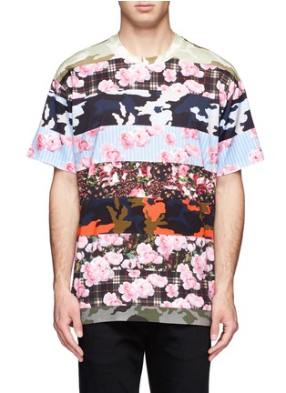 Main View - Click To Enlarge - GIVENCHY - Multi-pattern cotton T-shirt
