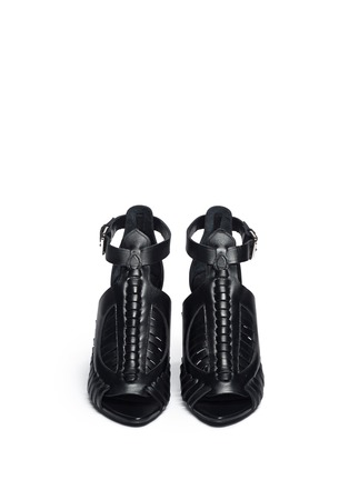 Figure View - Click To Enlarge - PROENZA SCHOULER - Woven leather sandals