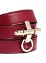 Detail View - Click To Enlarge - GIVENCHY - Obsedia triple wrap leather bracelet
