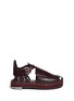 Main View - Click To Enlarge - PROENZA SCHOULER - Woven leather flatform sandals