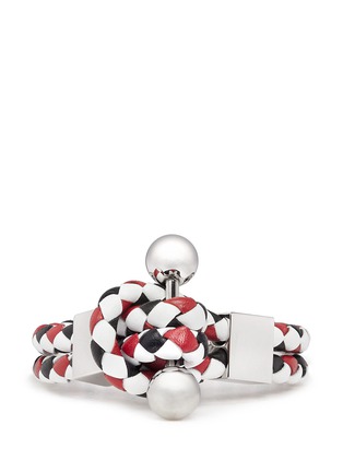 Main View - Click To Enlarge - GIVENCHY - Whip braid leather bracelet