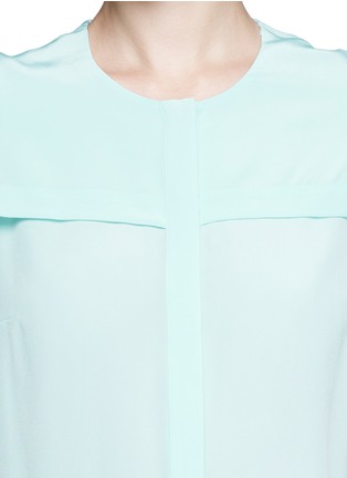 Detail View - Click To Enlarge - SANDRO - 'Cyrielle' silk shirt