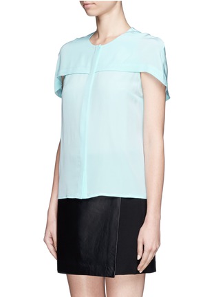 Front View - Click To Enlarge - SANDRO - 'Cyrielle' silk shirt