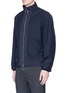 Front View - Click To Enlarge - OAMC - Windowpane ottoman panel blouson jacket