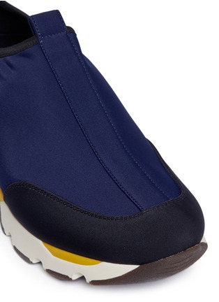 Detail View - Click To Enlarge - MARNI - Scuba jersey slip-on sneakers