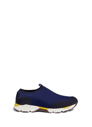 Main View - Click To Enlarge - MARNI - Scuba jersey slip-on sneakers