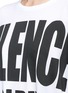 Detail View - Click To Enlarge - HAIDER ACKERMANN - 'Silence Soldier' print oversized T-shirt