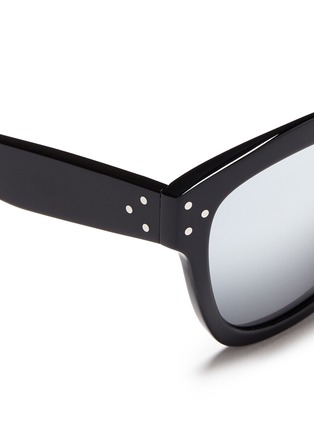 Detail View - Click To Enlarge - SPEKTRE - 'Bellucci' acetate square mirror sunglasses