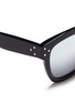 Detail View - Click To Enlarge - SPEKTRE - 'Bellucci' acetate square mirror sunglasses