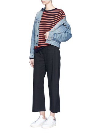 Figure View - Click To Enlarge - T BY ALEXANDER WANG - Stripe long sleeve T-shirt