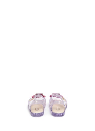 Back View - Click To Enlarge - MELISSA - 'Aranha' popsicle PVC toddler sandals