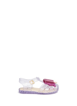 Main View - Click To Enlarge - MELISSA - 'Aranha' popsicle PVC toddler sandals