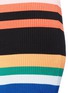 Detail View - Click To Enlarge - PORTS 1961 - Stripe off-shoulder slit rib knit dress