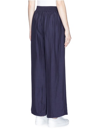 Back View - Click To Enlarge - ACNE STUDIOS - 'Tennessee' stripe twill wide leg pants