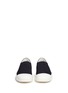 Front View - Click To Enlarge - RICK OWENS  - Cotton faille boat skate slip-ons