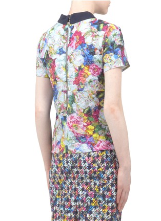 Back View - Click To Enlarge - ERDEM - Lanka floral-print top