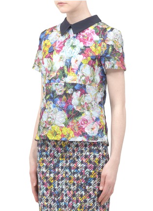 Front View - Click To Enlarge - ERDEM - Lanka floral-print top