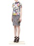 Figure View - Click To Enlarge - ERDEM - Lanka floral-print top