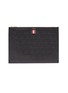 Main View - Click To Enlarge - THOM BROWNE - MEDIUM PEBBLE GRAIN LEATHER DOCUMENT HOLDER